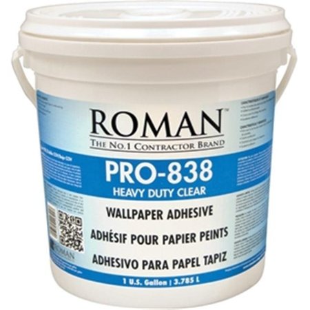 ROMAN DECORATING PRODUCTS Roman Decorating Products PRO-838 1 Gallon Clear Heavy Duty Adhesive 17104113017